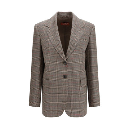 Brown Wool Oves Aries Blazer