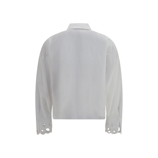 White Cotton Dress Shirt