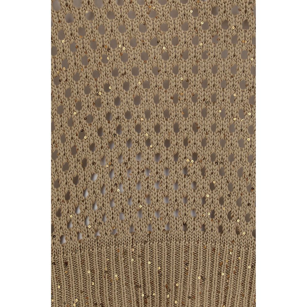 Beige Cotton Sweatshirt