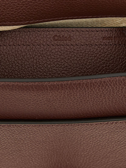 Brown Calfskin Crossbody Bag