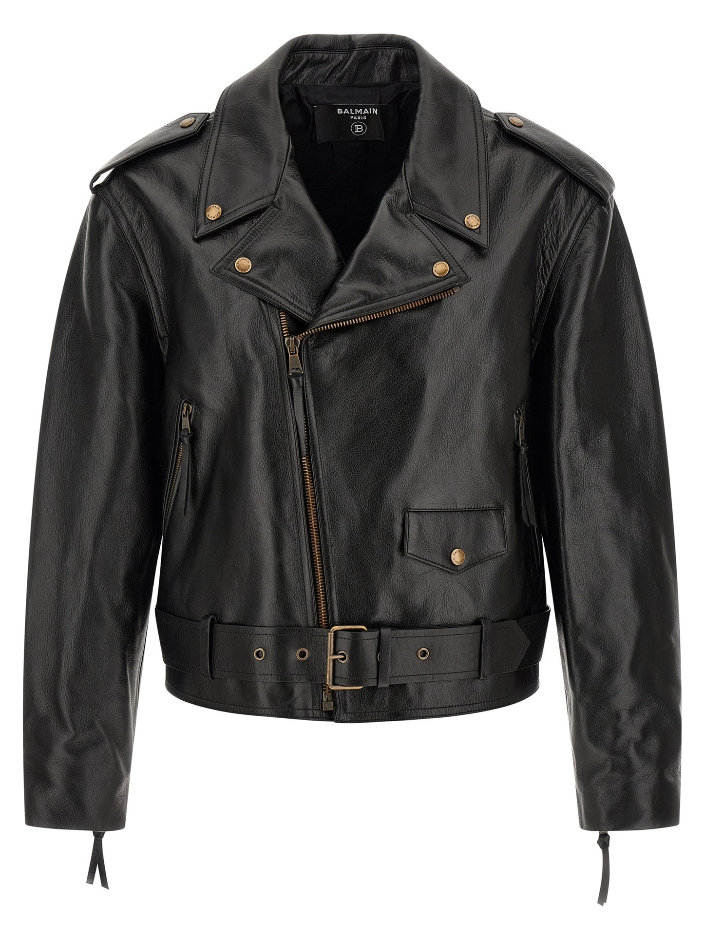 Black Calfskin Leather Jacket