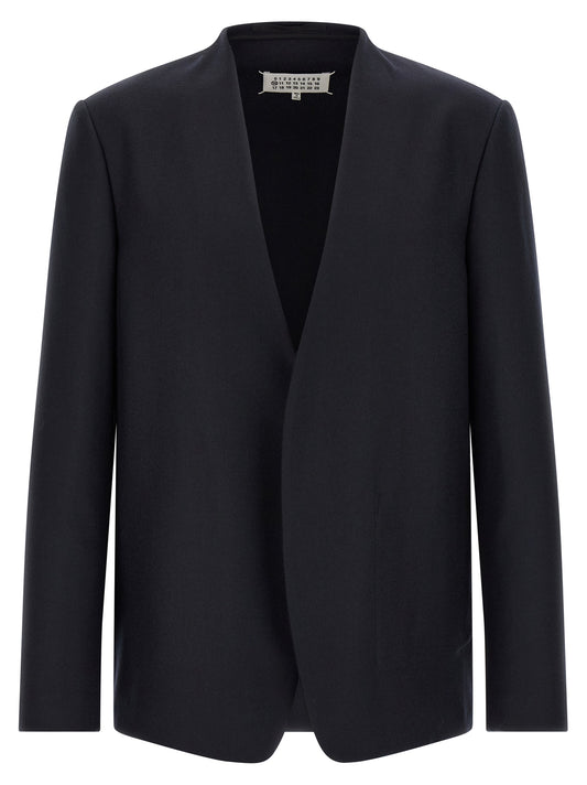 Blue Virgin Wool Blazer