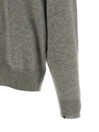 Gray Cashmere Cardigan