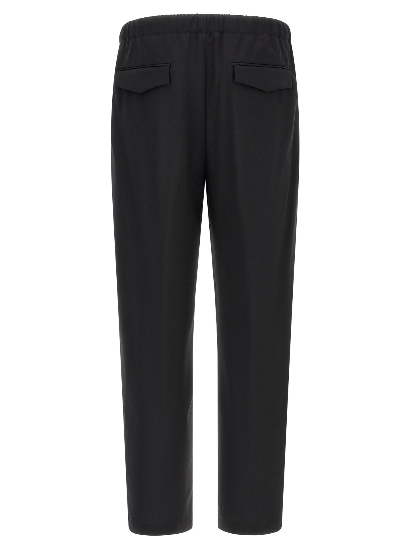 Black Virgin Wool Dress Pants