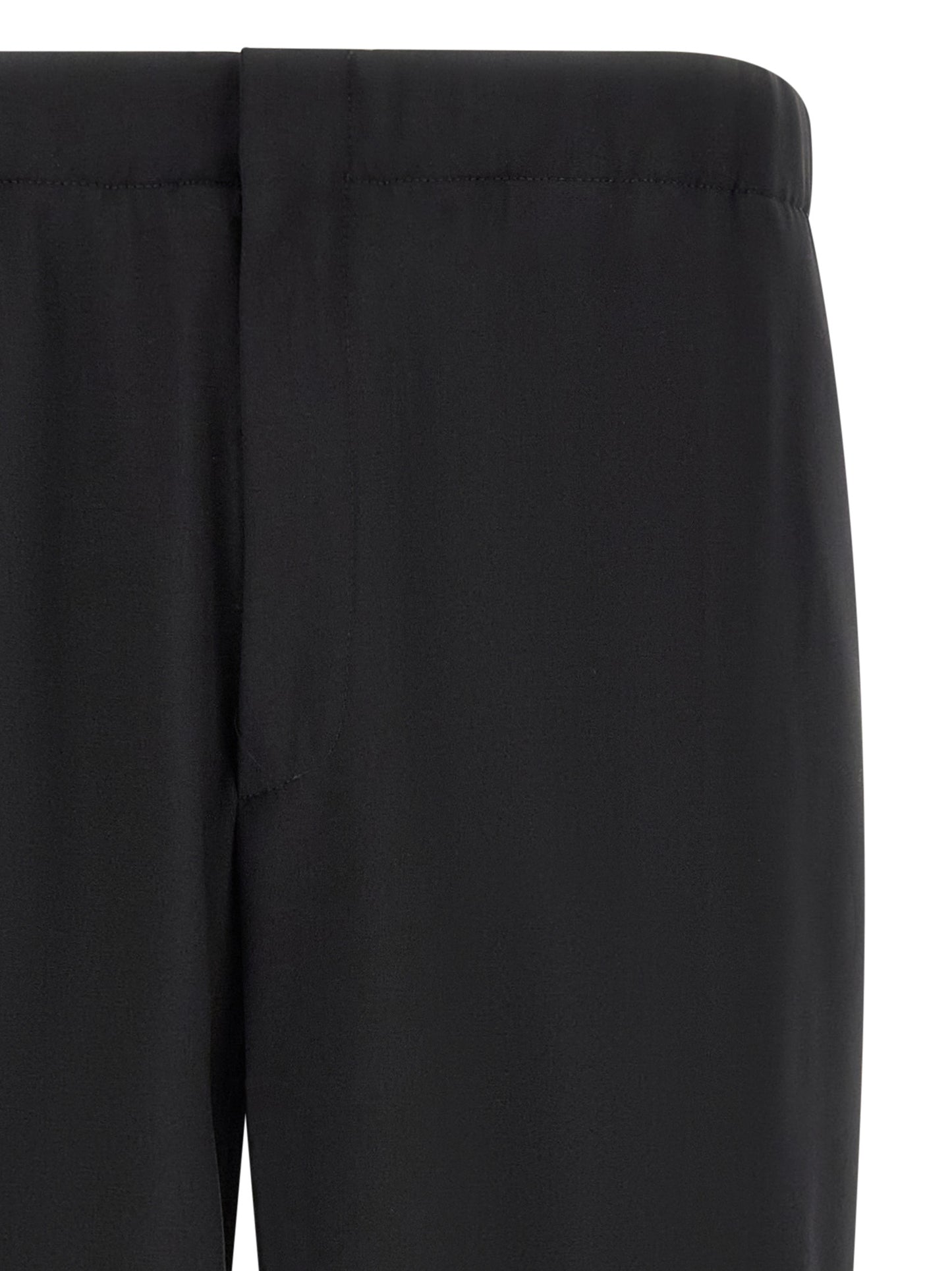 Black Virgin Wool Dress Pants