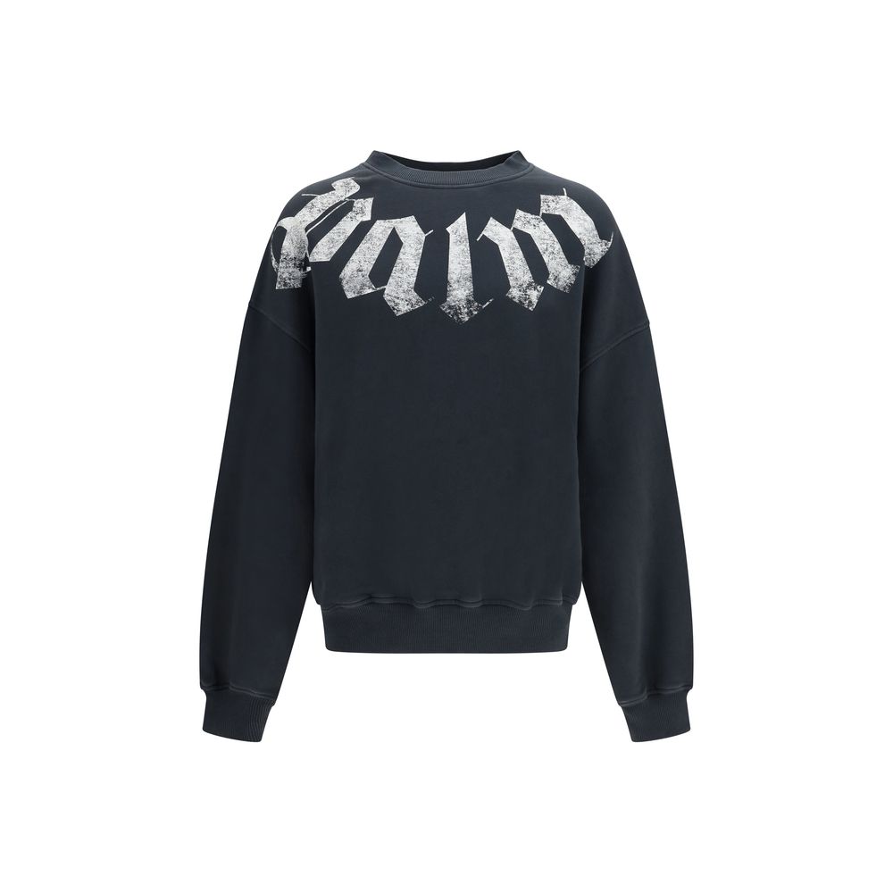 Black Cotton Sweatshirt