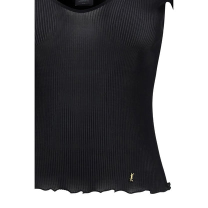 Black Silk Blouse