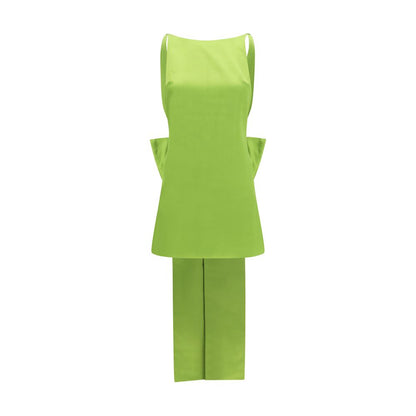 Bicolor Polyester Casual Dress
