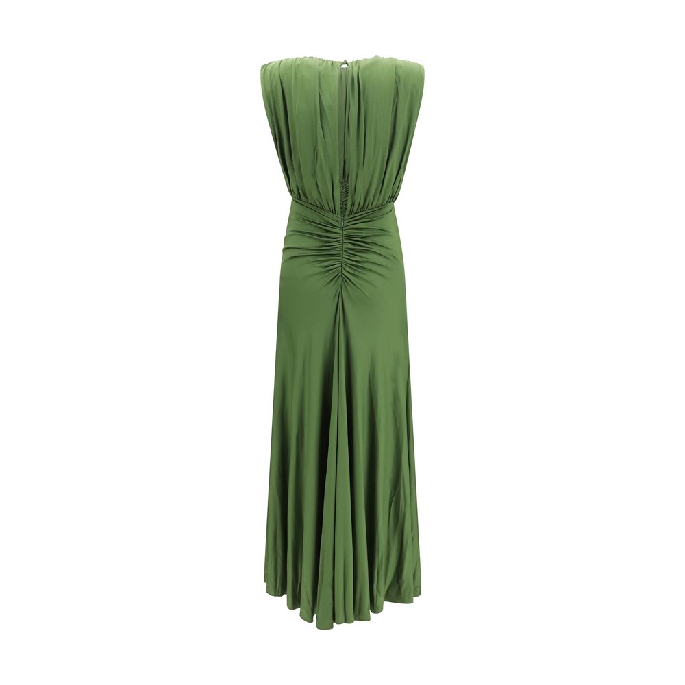 Bicolor Viscose Casual Dress