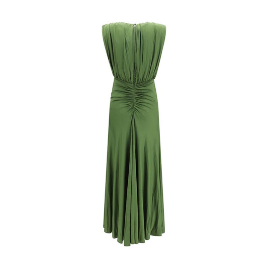 Bicolor Viscose Casual Dress
