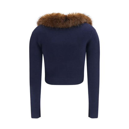 Blue Wool Oves Aries Cardigan