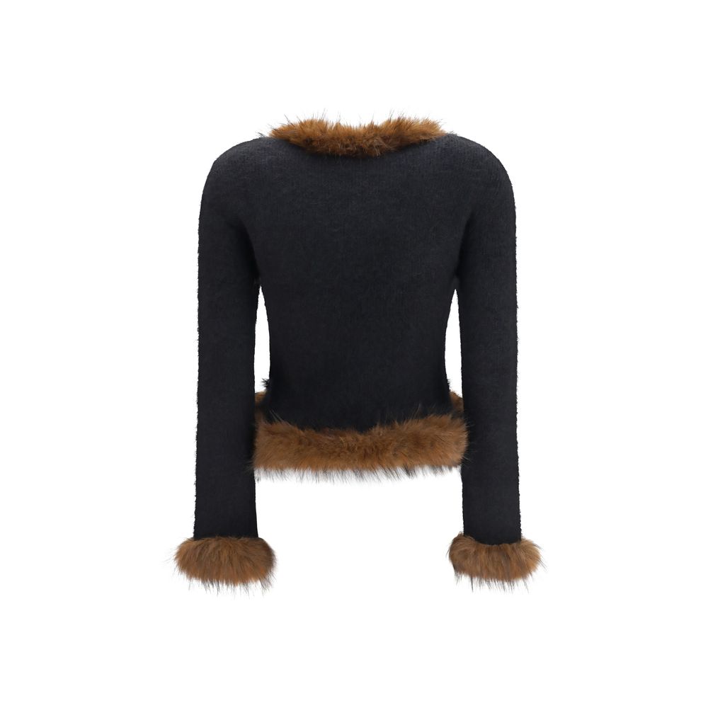 Blue Cotton Cardigan