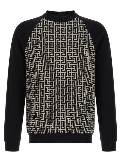Bicolor Cotton Cardigan