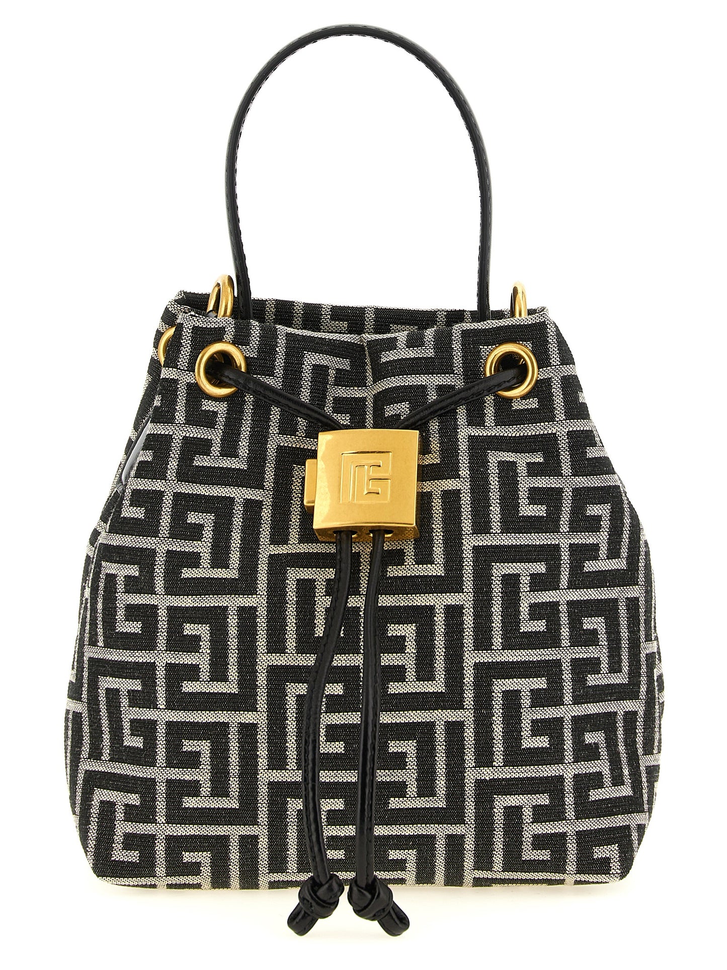 Bicolor Polyester Handbag