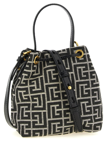 Bicolor Polyester Handbag