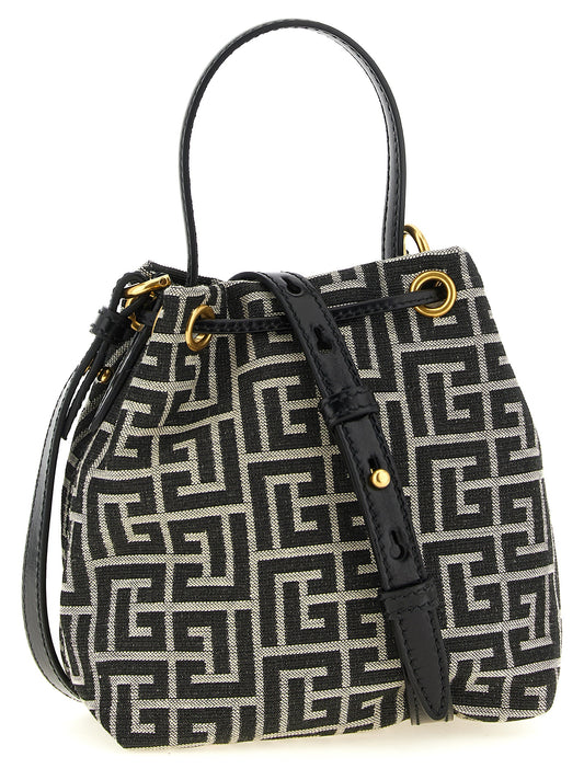 Bicolor Polyester Handbag
