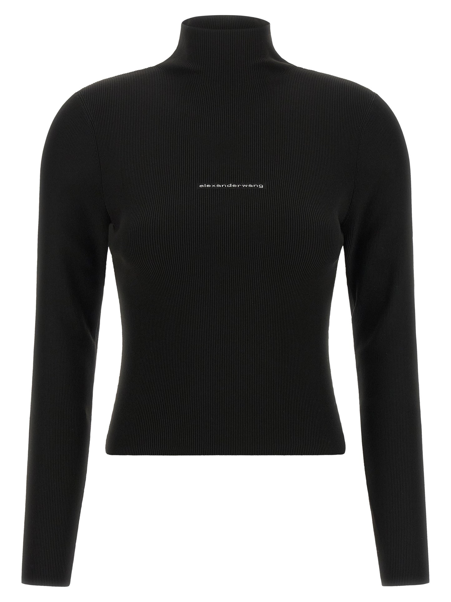 Black Polyamide Cardigan