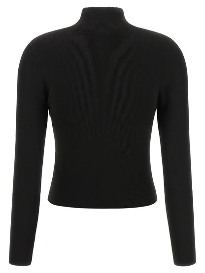 Black Polyamide Cardigan
