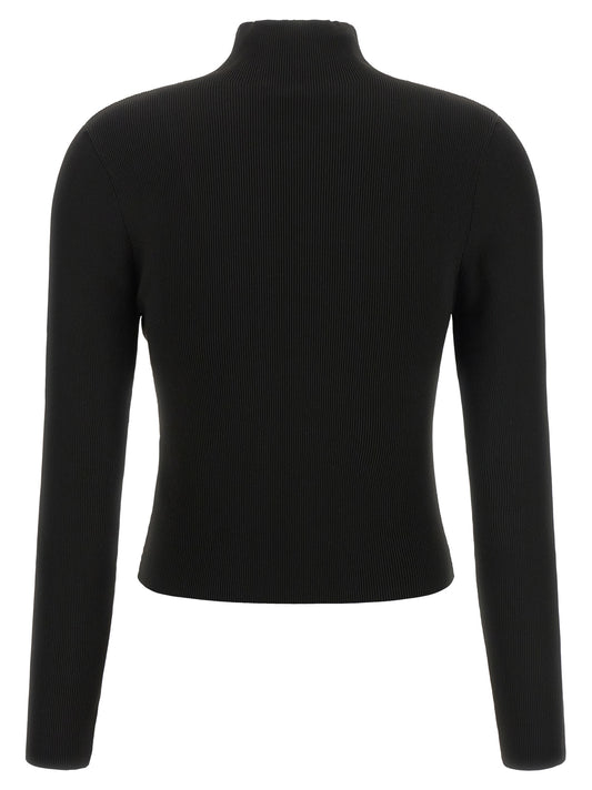 Black Polyamide Cardigan