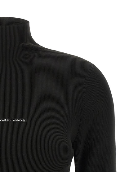 Black Polyamide Cardigan