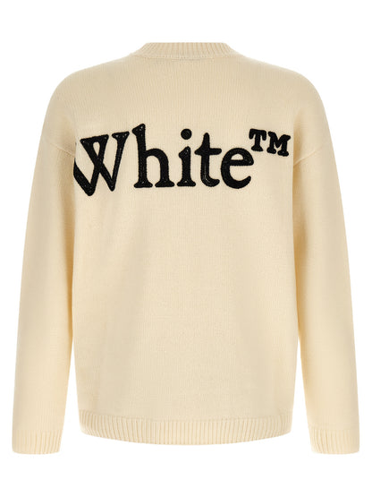 White Wool Cardigan