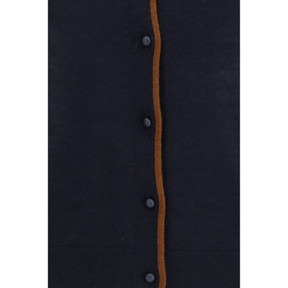 Blue Silk Cardigan