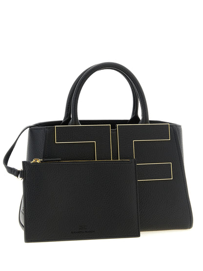 Black Polyester Tote Bag