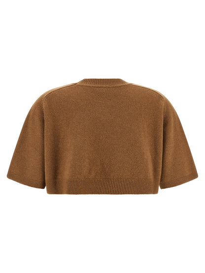 Brown Wool Sweatshirt