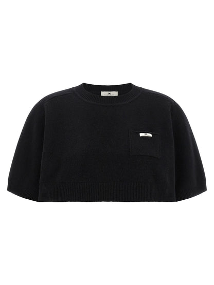 Black Wool Sweatshirt
