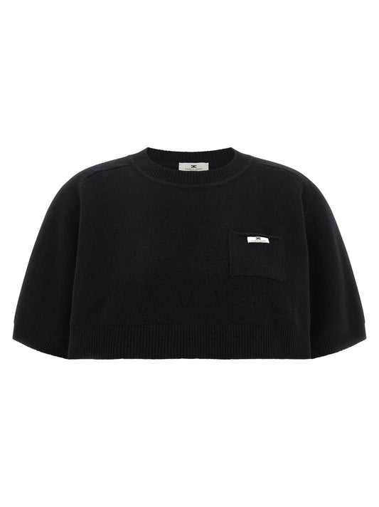 Black Wool Sweatshirt