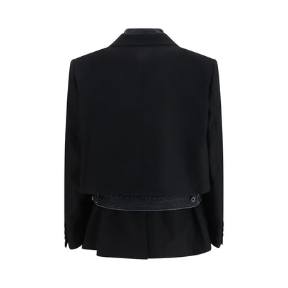 Black Wool Oves Aries Denim Jacket