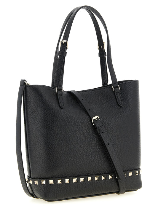 Black Calfskin Shoulder Bag