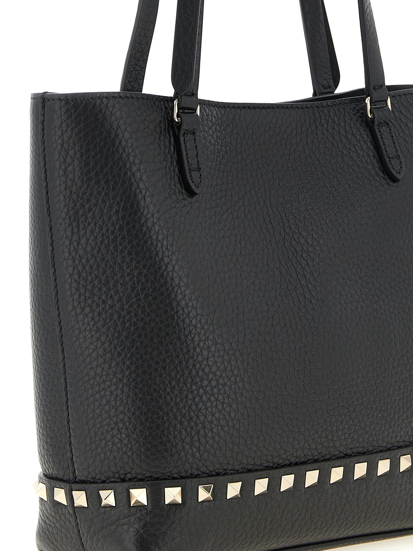 Black Calfskin Shoulder Bag