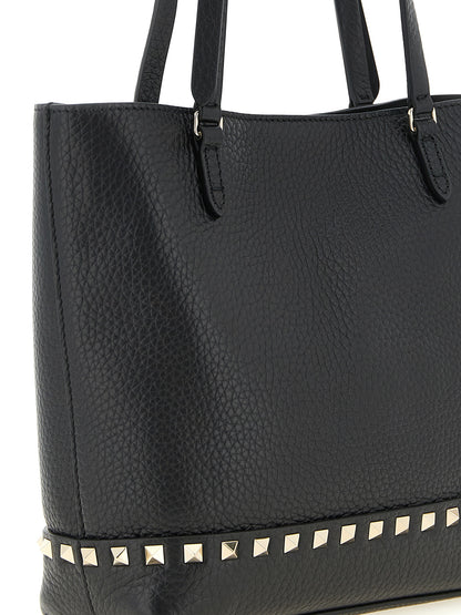 Black Calfskin Shoulder Bag