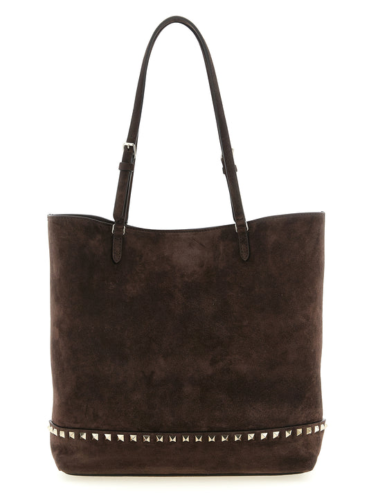 Brown Calfskin Shoulder Bag