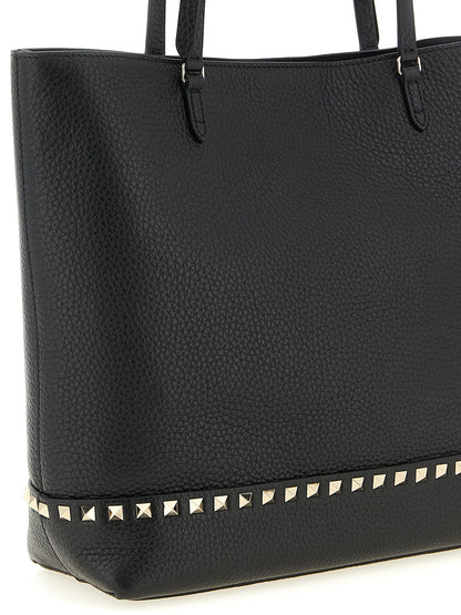 Black Calfskin Shoulder Bag