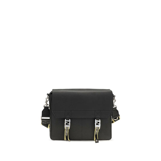 Black Calf Leather Bos Taurus Shoulder Bag