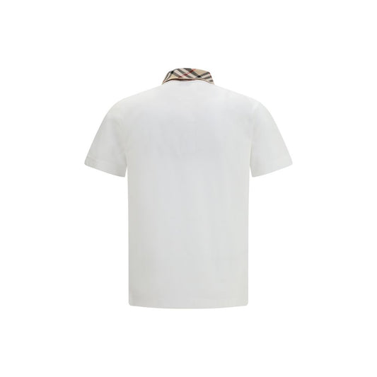 White Cotton Polo Shirt