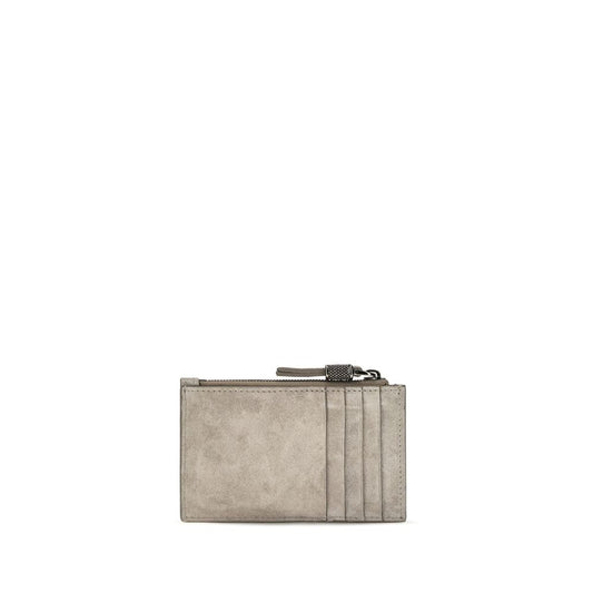 Gray Calf Leather Bos Taurus Wallet