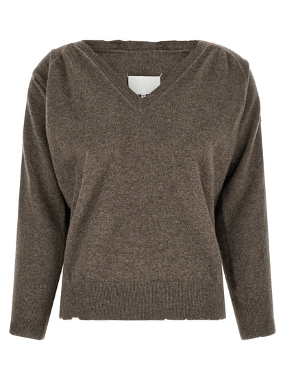 Brown Virgin Wool Cardigan