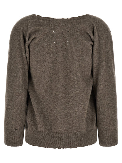 Brown Virgin Wool Cardigan