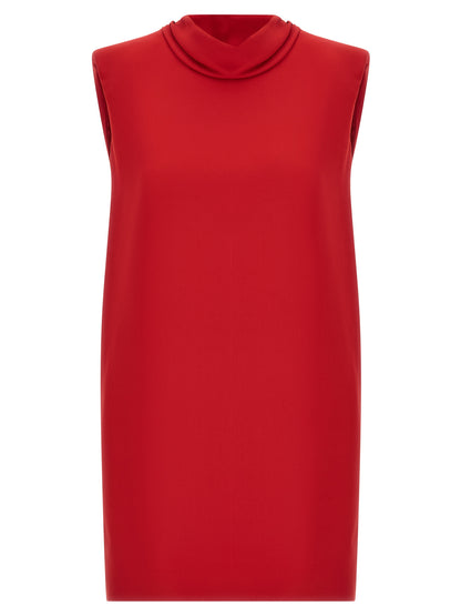 Multicolor Silk Short Dress