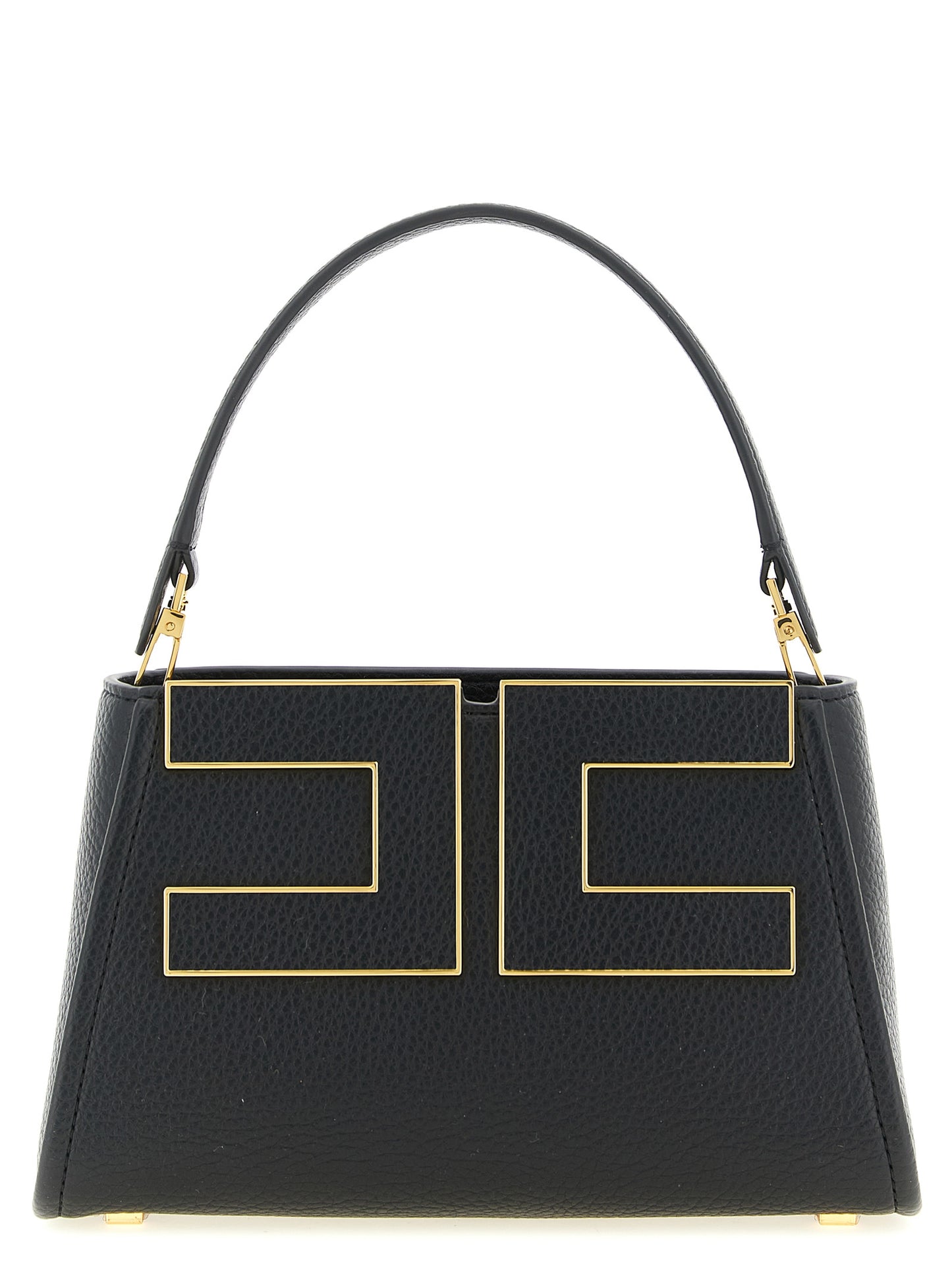 Black Polyester Handbag