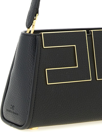 Black Polyester Handbag