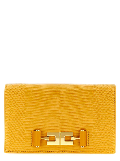 Beige Polyester Crossbody Bag