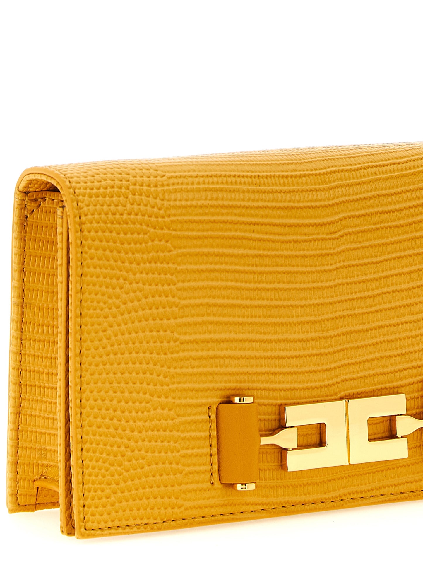Beige Polyester Crossbody Bag