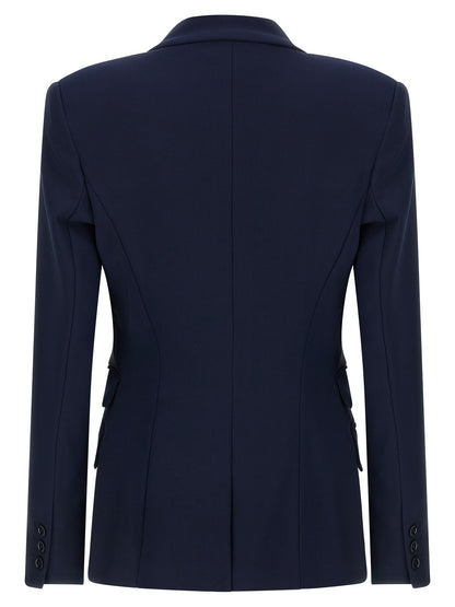 Blue Polyester Blazer