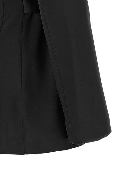 Black Polyester Blazer