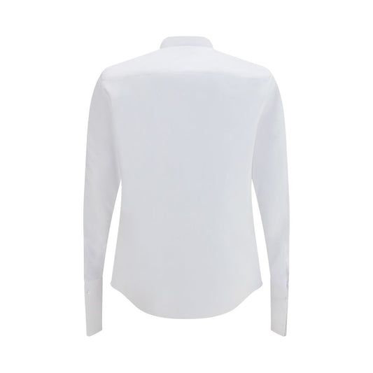 White Cotton Dress Shirt