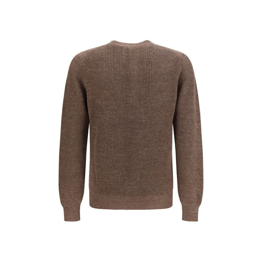 Brown Linen Sweatshirt